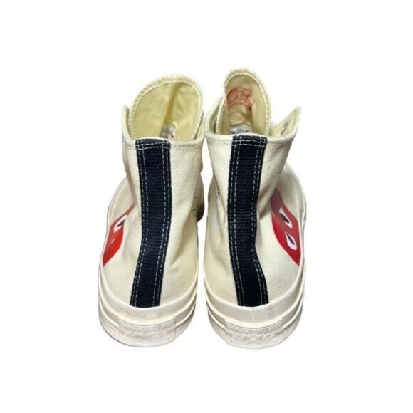 Comme des Garçons Play High-Top Sneakers size 9 Men - Picture 3 of 6